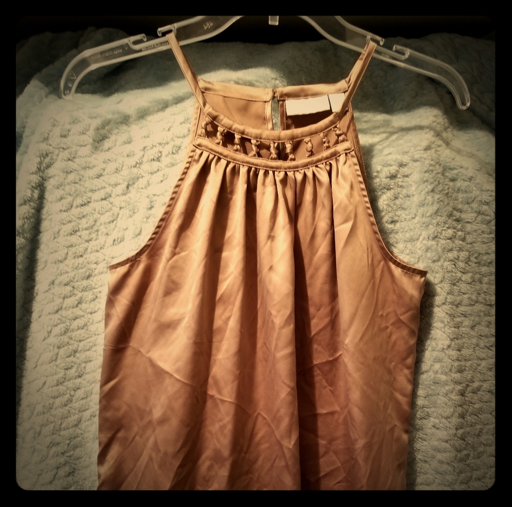 Champagne tank top